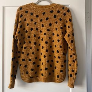 Madewell Painted Spots Pulliver polka dot sweater